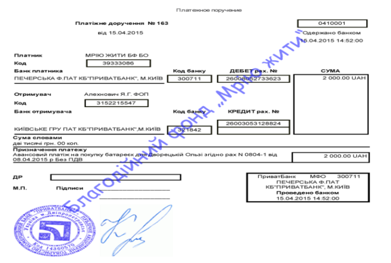 Благодійний Фонд "Мрію Жити" Допомога Дітям з ДЦП