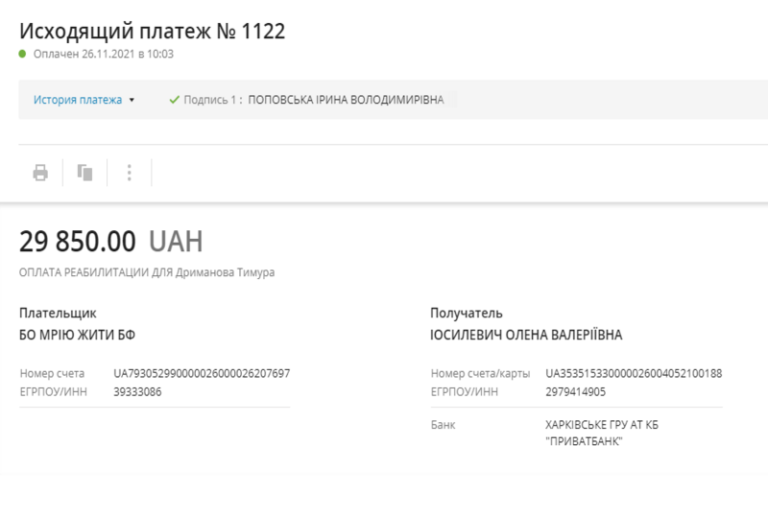 Благодійний Фонд "Мрію Жити" Допомога Дітям з ДЦП