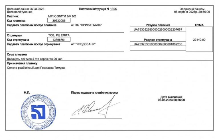 Благодійний Фонд "Мрію Жити" Допомога Дітям з ДЦП