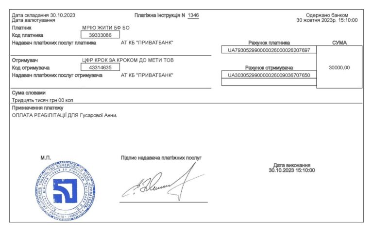 Благодійний Фонд "Мрію Жити" Допомога Дітям з ДЦП