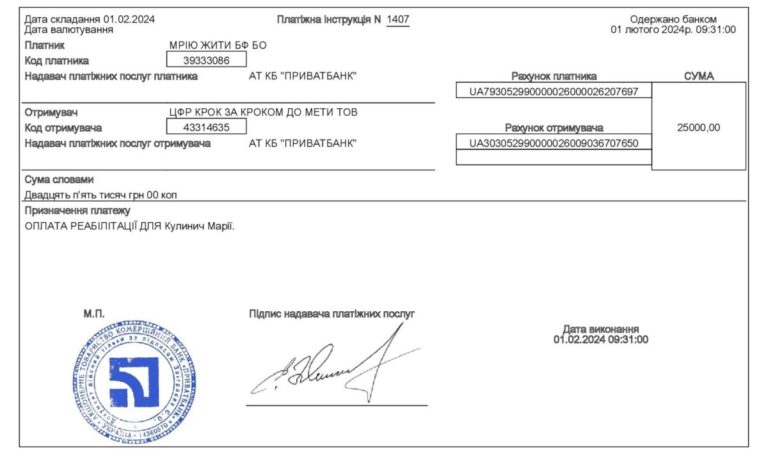 Благодійний Фонд "Мрію Жити" Допомога Дітям з ДЦП