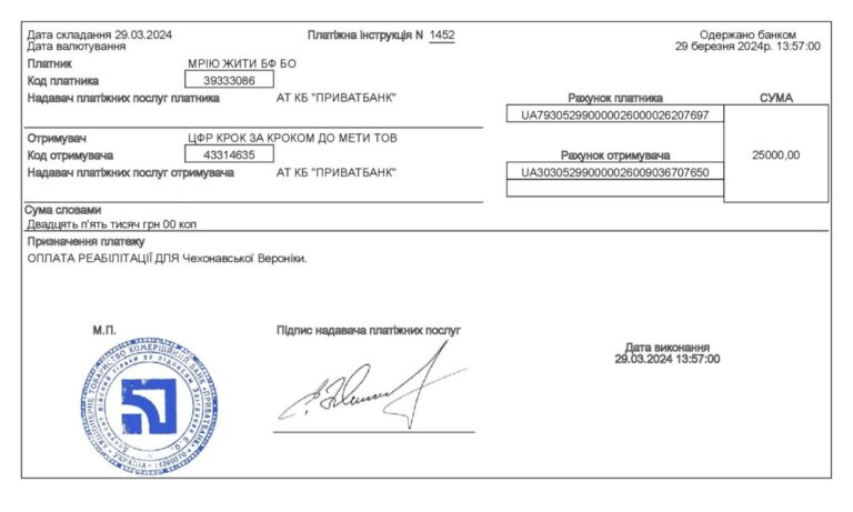 Благодійний Фонд "Мрію Жити" Допомога Дітям з ДЦП
