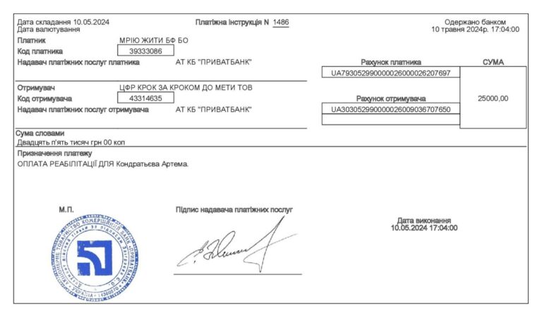Благодійний Фонд "Мрію Жити" Допомога Дітям з ДЦП
