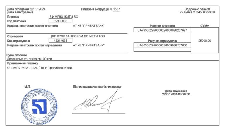 Благодійний Фонд "Мрію Жити" Допомога Дітям з ДЦП