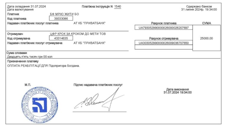 Благодійний Фонд "Мрію Жити" Допомога Дітям з ДЦП