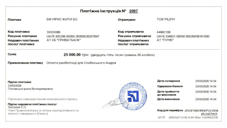 Благодійний Фонд "Мрію Жити" Допомога Дітям з ДЦП