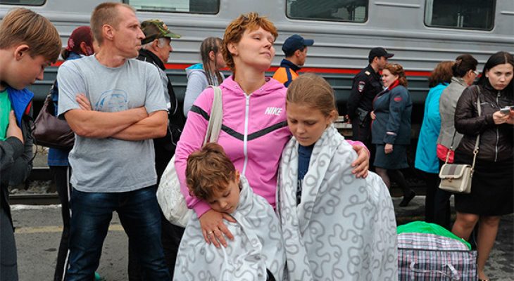 Переселенці з Луганська